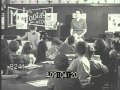 1940s School Class Raising Hands Silent