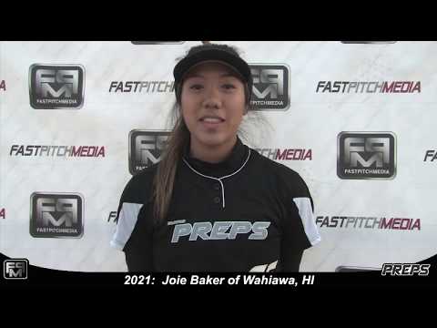 2021 Joie Baker committed Western Washington University Pitcher Softball Skills Video - Easton Preps