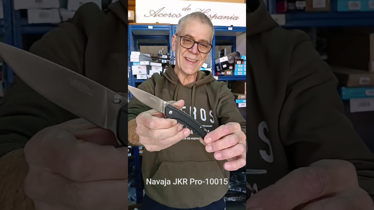 Navaja JKR PRO-10015 G10 Hoja: 8cm, Acero D2