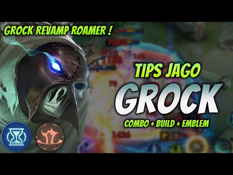 CARA MAIN GROCK REVAMP ROAMER ! BUILD & EMBLEM GROCK TERKUAT 2025 ! | GROCK ROAMER GAMEPLAY