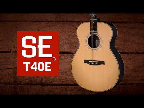 PRS SE Tonare T40E Acoustic-Electric Guitar, Tobacco Sunburst w/ Hard Case image 5