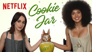 Sofia Wylie and Sophia Anne Caruso Answer To the Cookie Jar | The School For Good And Evil | Netflix video