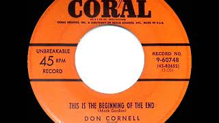 1952 Don Cornell - This Is The Beginning Of The End