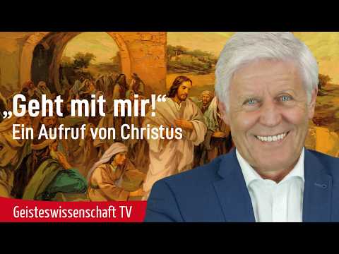 "Walk with me." A call from Christ.