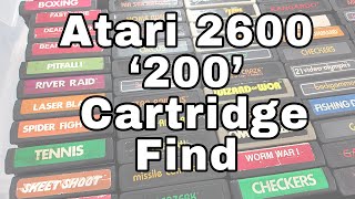 Atari 2600 Large Craigslist Score - 200 Cartridges & Much More