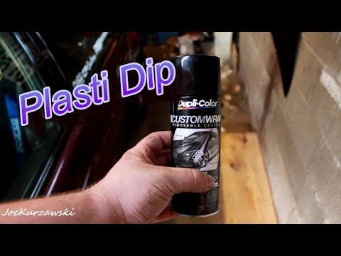 Dupli-Color "Plasti Dip" On The Car
