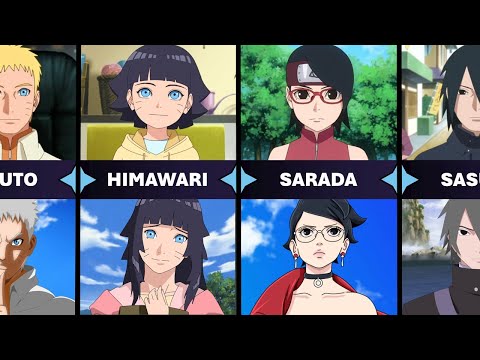 Now VS Next In Naruto and Boruto