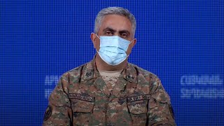 The briefing of Armenian Defense Ministry Representative Artsrun Hovhannisyan