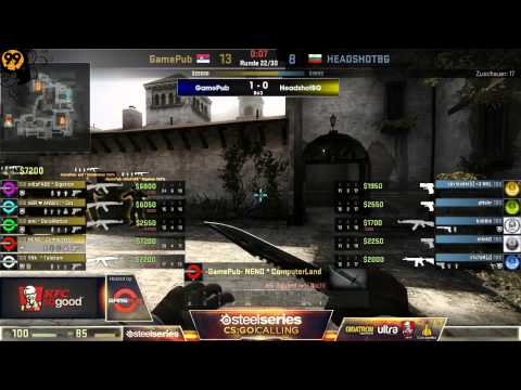 SteelSeries CS:GO Calling Belgrad - Finale headshotBG vs. GamePub (de_inferno) Map 2