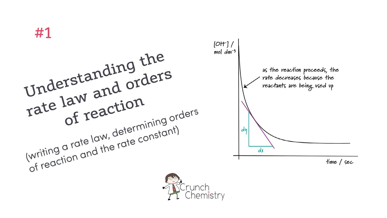 Understanding the rate law and orders of reaction