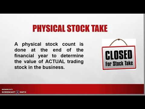 Trading Stock Deficit & Surplus