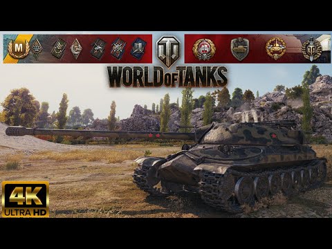 IS-7 - Steppes map - 8,6k damage - 7 kills World of Tanks replay 4K