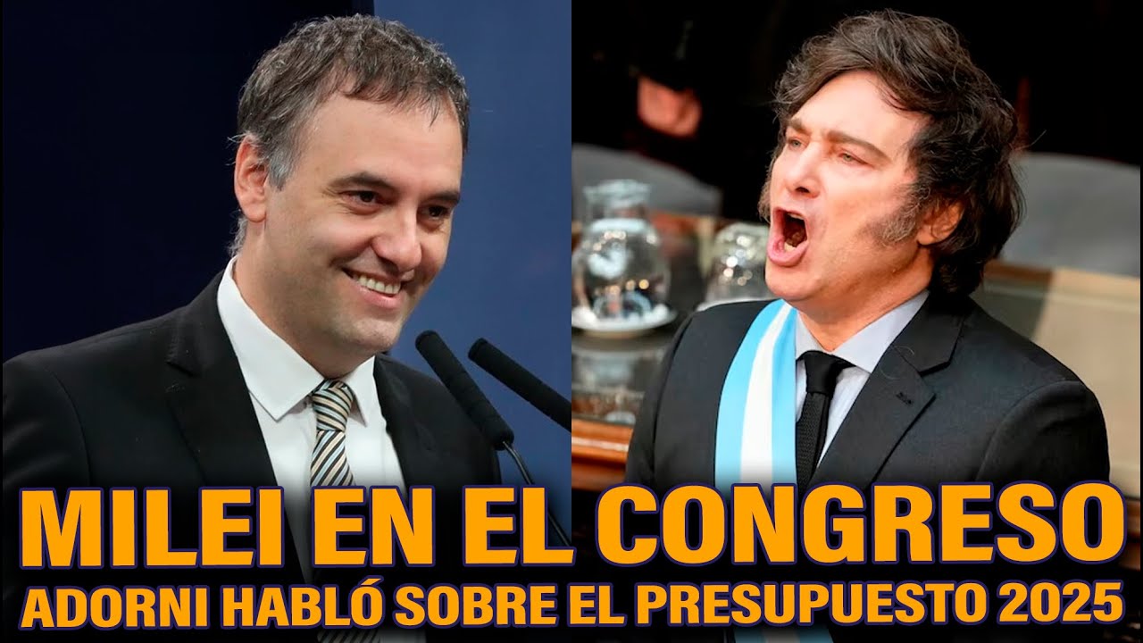 CONFERENCIA DE PRENSA DE MANUEL ADORNI | URGENTE MILEI