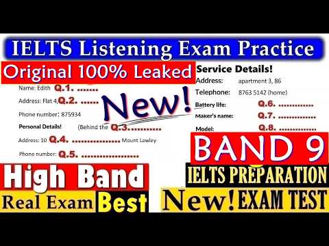 IELTS LISTENING PRACTICE TEST 2025 WITH ANSWERS | 04.11.2025
