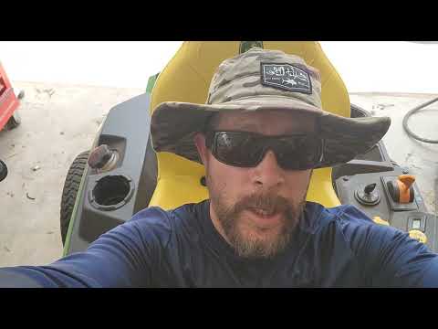 How To Maintenance Oil John Deere Z325E Zero Turn Mower Walkthrough with Manual