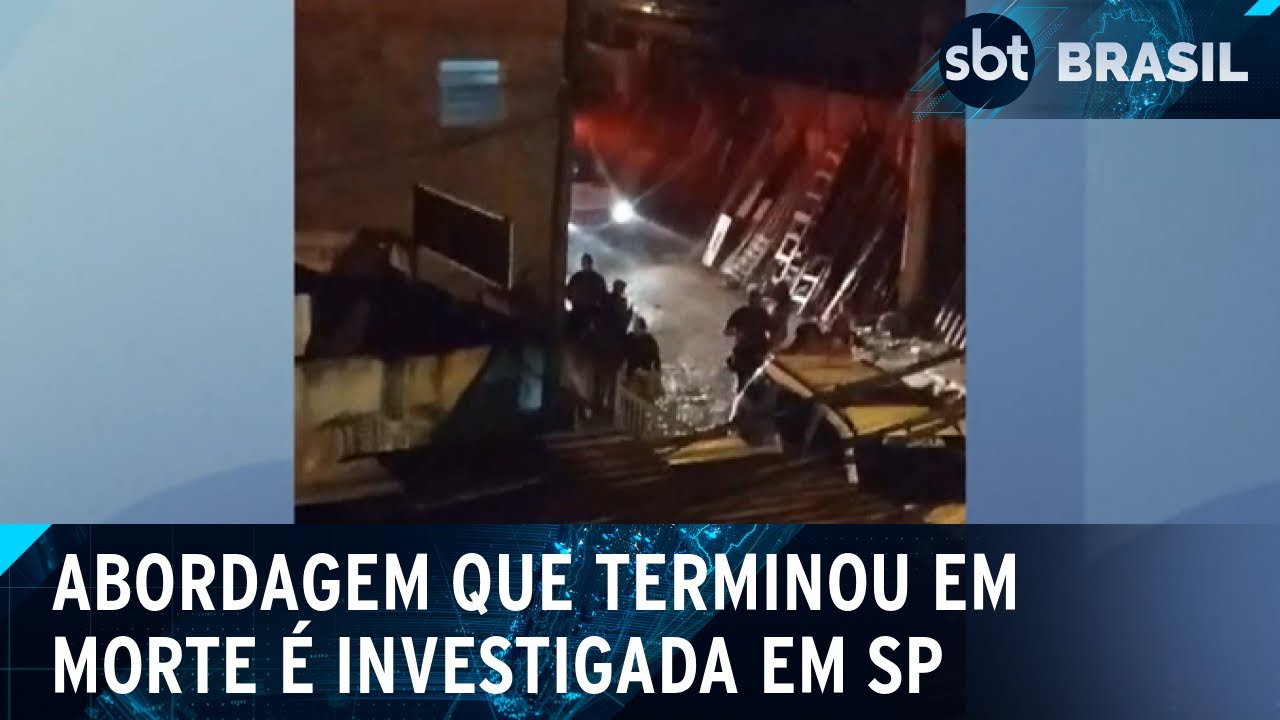 PM de SP investiga abordagem que resultou em morte no litoral do estado | SBT Brasil (11/12/24)