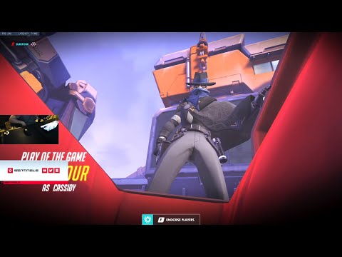 Surefour Hitscan Main McCree! POTG! [ Overwatch Season 31 Top 500 ]
