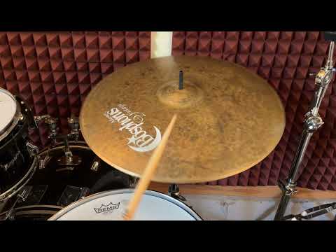 Used Bosphorus Master Vintage 22" Ride 2256g w/ video demo of actual cymbal for sale image 3