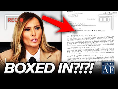 Melania Trump RUNS SCARED as LAWSUIT BOXES HER IN