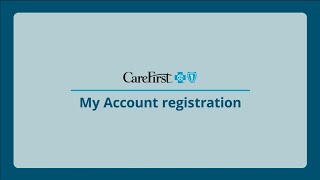 My Account Registration