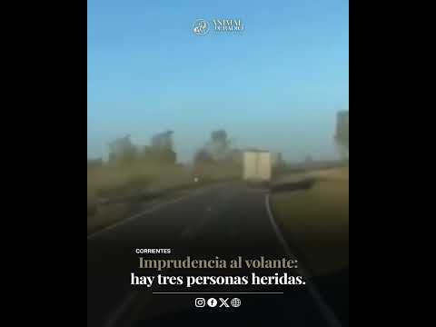 🇦🇷 Corrientes | Un sobrepaso provocó un choque múltiple en la ruta 14