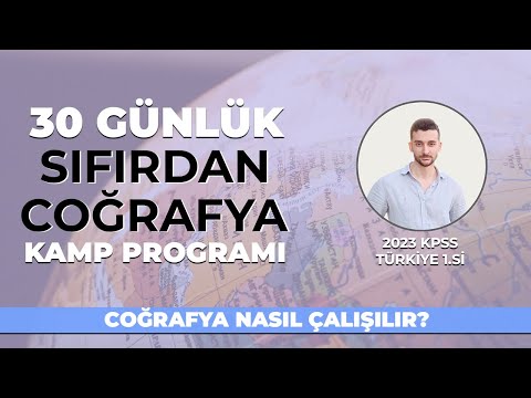 Coğrafya Nasıl Çalıştım? (2023 KPSS TR 1.si Anlatıyor!)