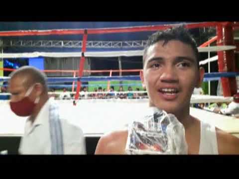 BOXEO JEDRYS PÉREZ GANA MEDALLA DE ORO EN CAMPEONATO JUVENIL DE FENIBOXA 27 07 2020