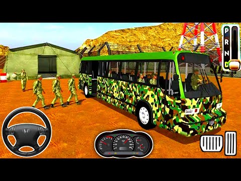 US Army Soldier Transport Bus Driving Simulator - Game 1- Best Android Gameplay