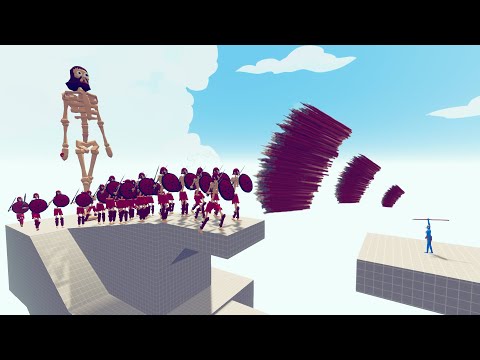 GIANT SKELETON ARMY vs EVERY RANGED GODS TABS - Totally Accurate Battle Simulator