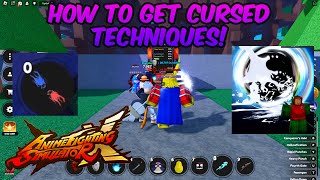 HOW to GET Cursed Techniques in ANIME FIGHTING SIMULATOR X!! | Anime Fighting Simulator X Roblox