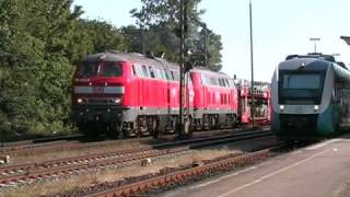 preview picture of video 'Eisenbahn in Niebüll'
