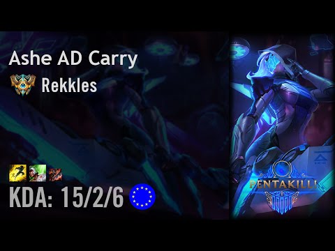 Ashe AD Carry vs Jhin - Rekkles - EUW Challenger Patch 6.16