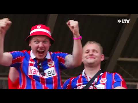 Fans feiern den FCE - 28.05.2018