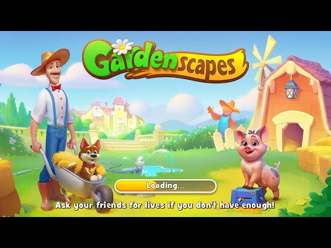 Gardenscapes Gameplay - Level 1365 to 1382 Save Austin Dad