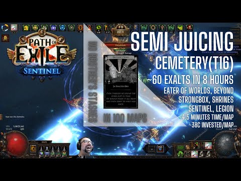 100 MAPS - Semi Juicing Cemetery(T16) - Preparation & Results (8-12ex per hour)