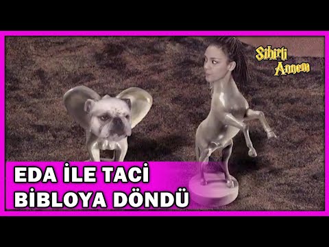 Dudu, Taci ile Eda'yı Bibloya Çevirdi! - Sihirli Annem 46.Bölüm