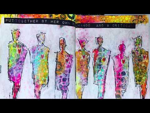 Creating a focal point from your background (reductive painting)