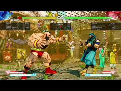 SFV Zangief whiff punish vs rashid : St.Hk