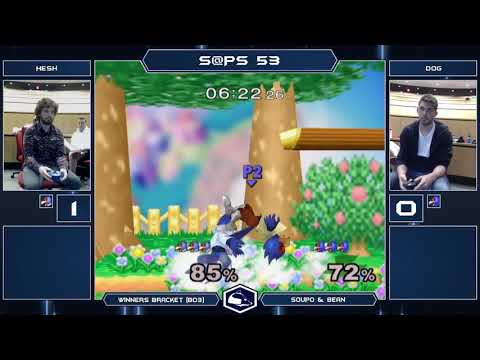S@PS 53 Melee Singles - Hesh (Falco) vs Dog (Blue Falco) - Winners Bracket