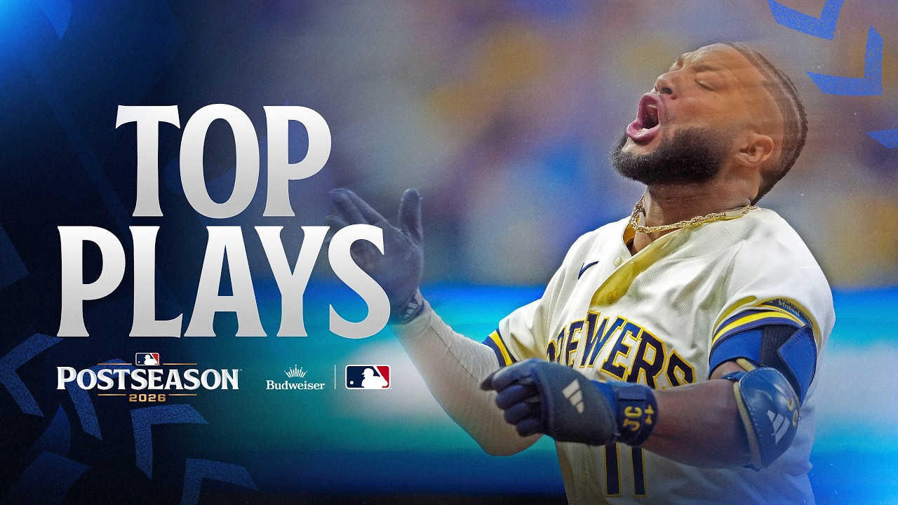 Jackson Chourio is quickly becoming an October LEGEND! (Top 5 MLB Plays RANKED from 10/4/26!)