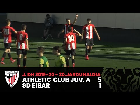 ⚽️ J20 Div. Honor Juvenil I Athletic Club Juv. A 5-1 SD Eibar I Laburpena