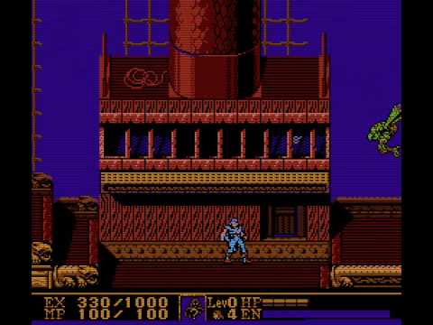 Kick Master (NES) - Boss Run No Damage Level Up (part 1/3)