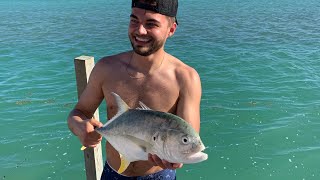 Florida Keys Fishing the Backyard of our Airbnb! P