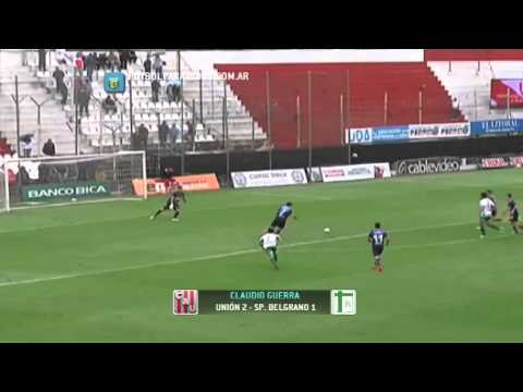 Goles de Unión 2 - Sportivo Belgrano 1. Fecha 12. Torneo B Nacional. FPT