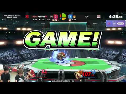 Microspacing Vancouver #106 - Kyo VS Dantotto - Redemption Bracket Grand Final
