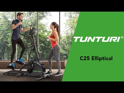 Promovideo: Eliptický trenažér TUNTURI C25 Crosstrainer Competence