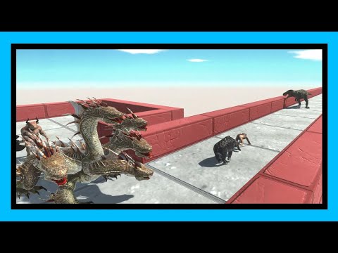 Death Run Beasts and Fantasy Creatures vs Dinosaurs - Animal Revolt Battle Simulator