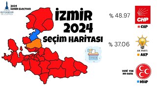 2024 Izmir Election Map