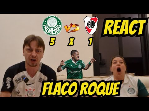 REACT - PALMEIRAS X RIVER PLATE - PALMEIRAS CRUSHES RIVER AND THE REFEREEING #palmeiras