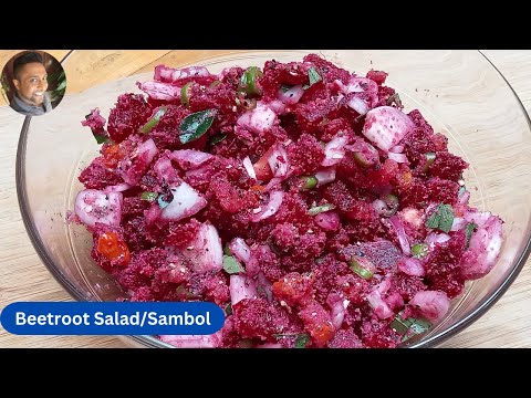 Beetroot Salad | Beetroot Sambol | Beetroot Recipe For Weight Loss | Vic's Food Tube